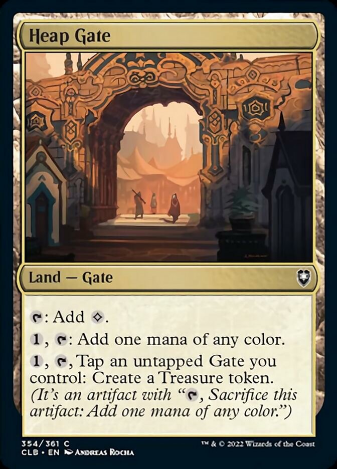 gate cards mtg Heap Gate [Commander Legends: Battle for Baldur's Gate]