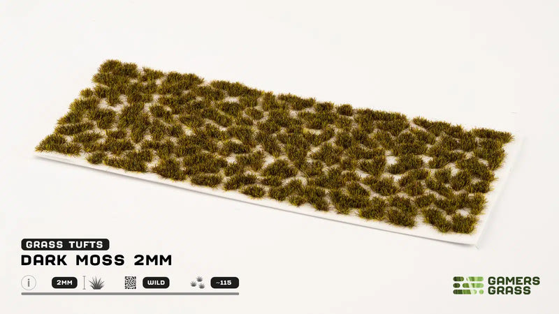 Gamers Grass: Dark Moss 2mm (Wild)