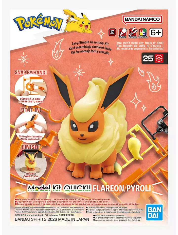 Bandai: Flareon Model Kit