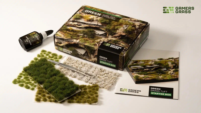 Gamers Grass: Green Tufts Starter Box