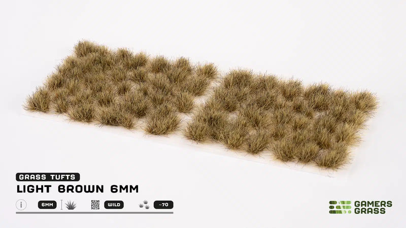 Gamers Grass: Light Brown 6mm (Wild)
