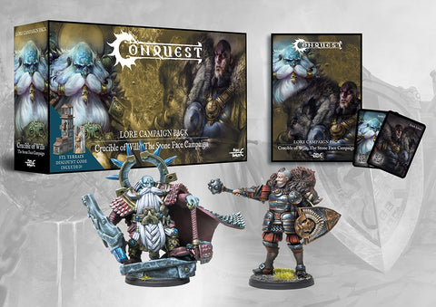 Conquest:  Lore Campaign Pack - Crucible of Wills: The Stone Face Campaign