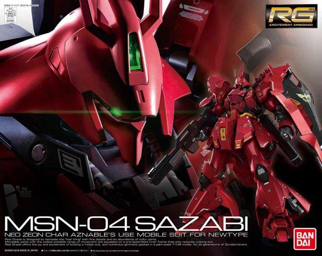 RG Sazabi Char's Counterattack 1:144