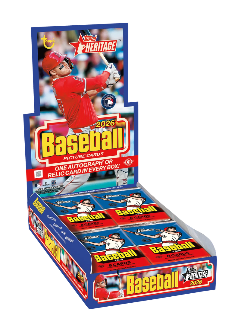 2026 Topps Heritage Baseball - Hobby Box