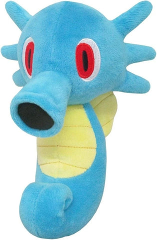 Sanei Pokemon All Star Collection PP167 Horsea Plush, 7.5"