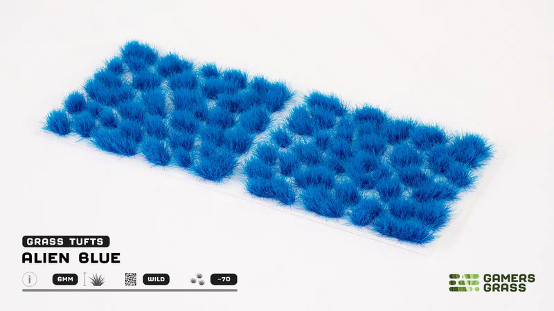 Gamers Grass: Alien Blue 6mm (Wild)