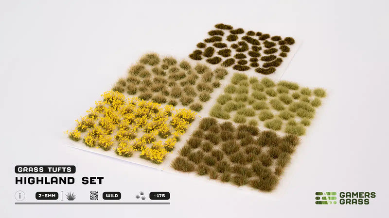 Gamers Grass: Highland Tuft Set (Wild)