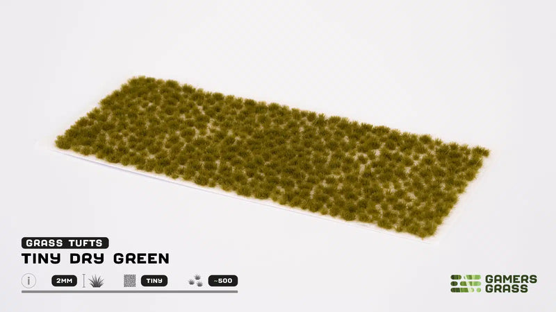 Gamers Grass: Tiny Dry Green 2mm