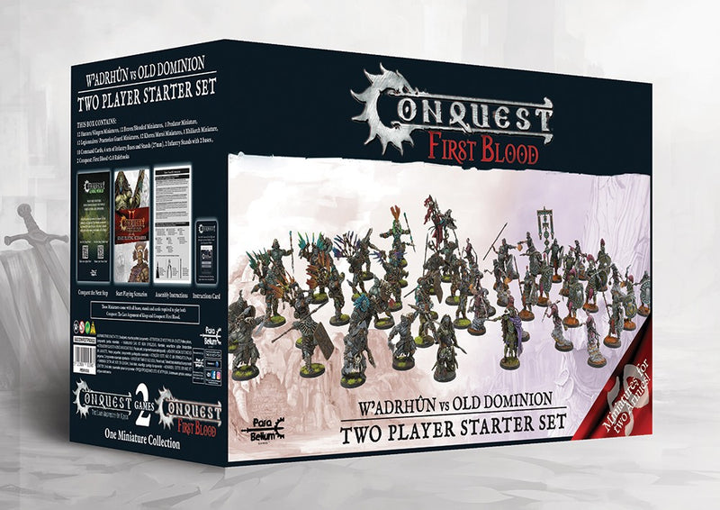 Conquest: Two Player Starter Set: W’adrhŭn vs The Old Dominion